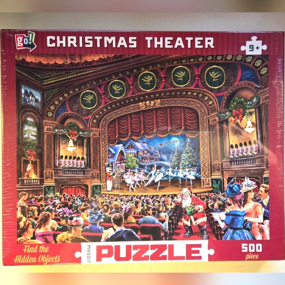 Go! Games Christmas Theater Puzzle 500 Piece